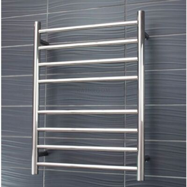 Radiant Rnd Heated Towel Ladder Polished Cp 530X700  Right Hand