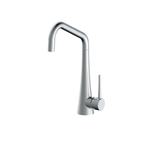 Abey Armando Vicario Tink Side Lever Kitchen Mixer Brushed Nickel