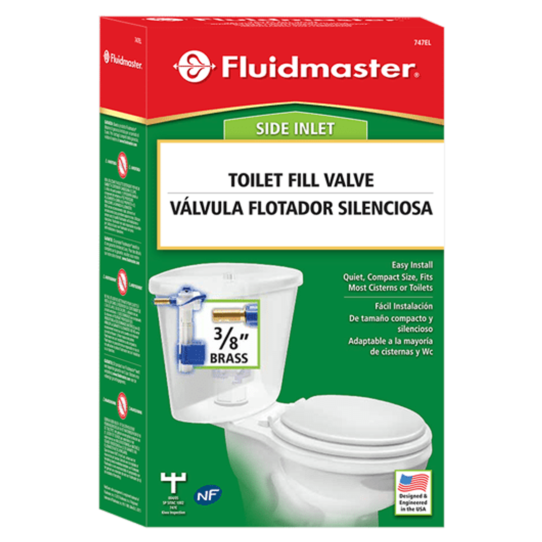 Fluidmaster Side Entry Valve 3/8" Brass Thread