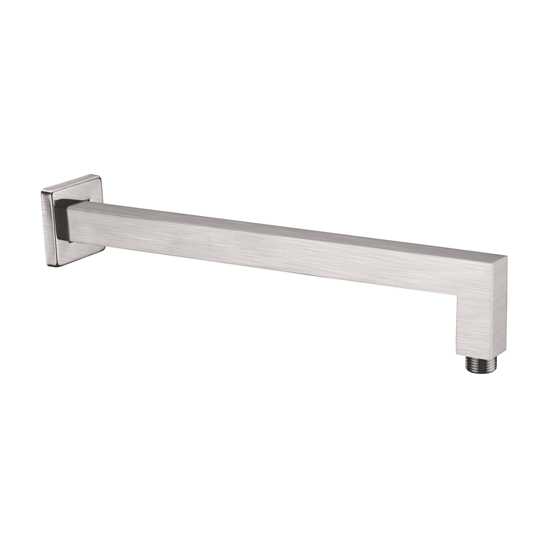 Nero Square Shower Arm - Brushed Nickel