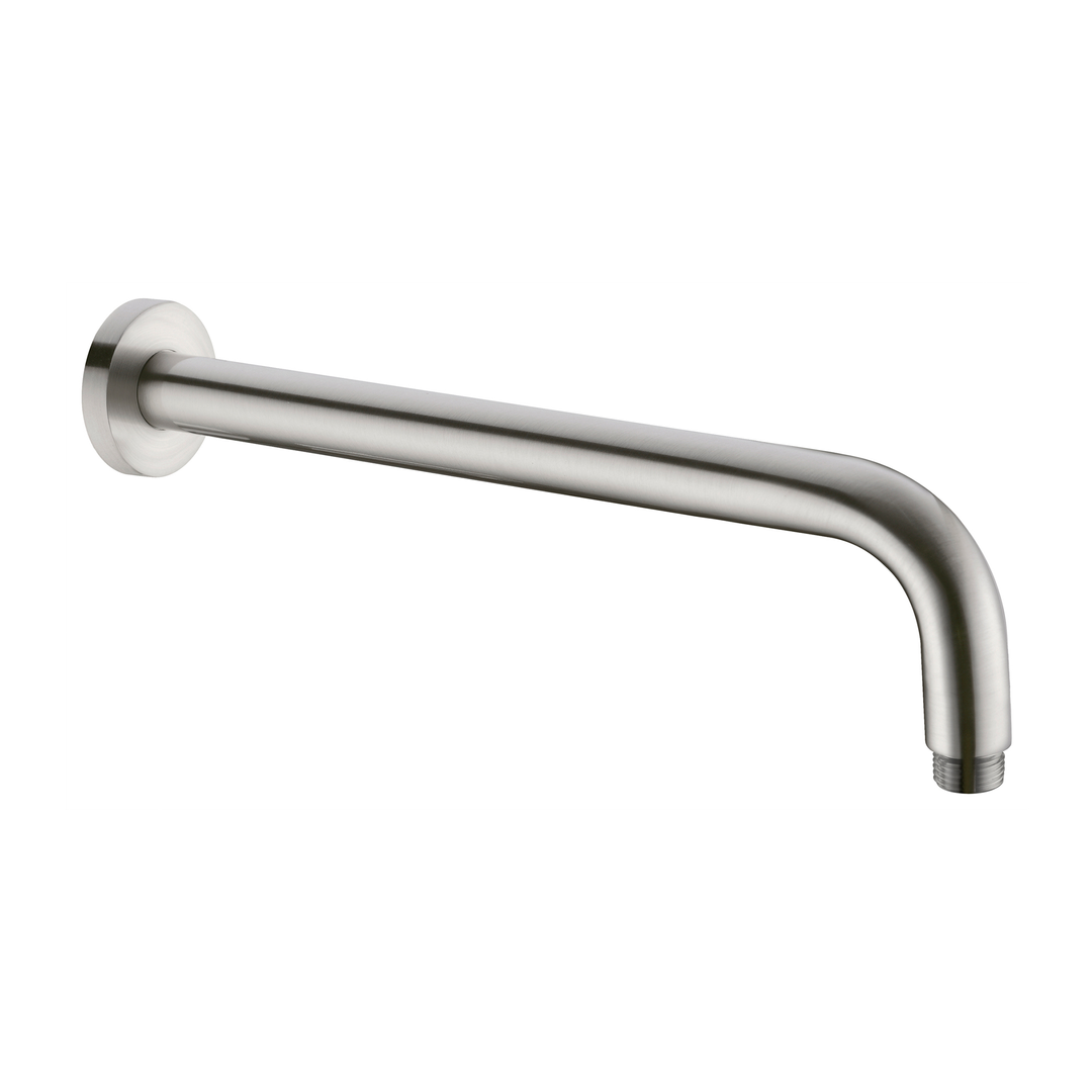 Nero Round Shower Arm Brushed Nickel