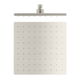 Nero 250Mm Abs Square Shower Head Brushed Nickel