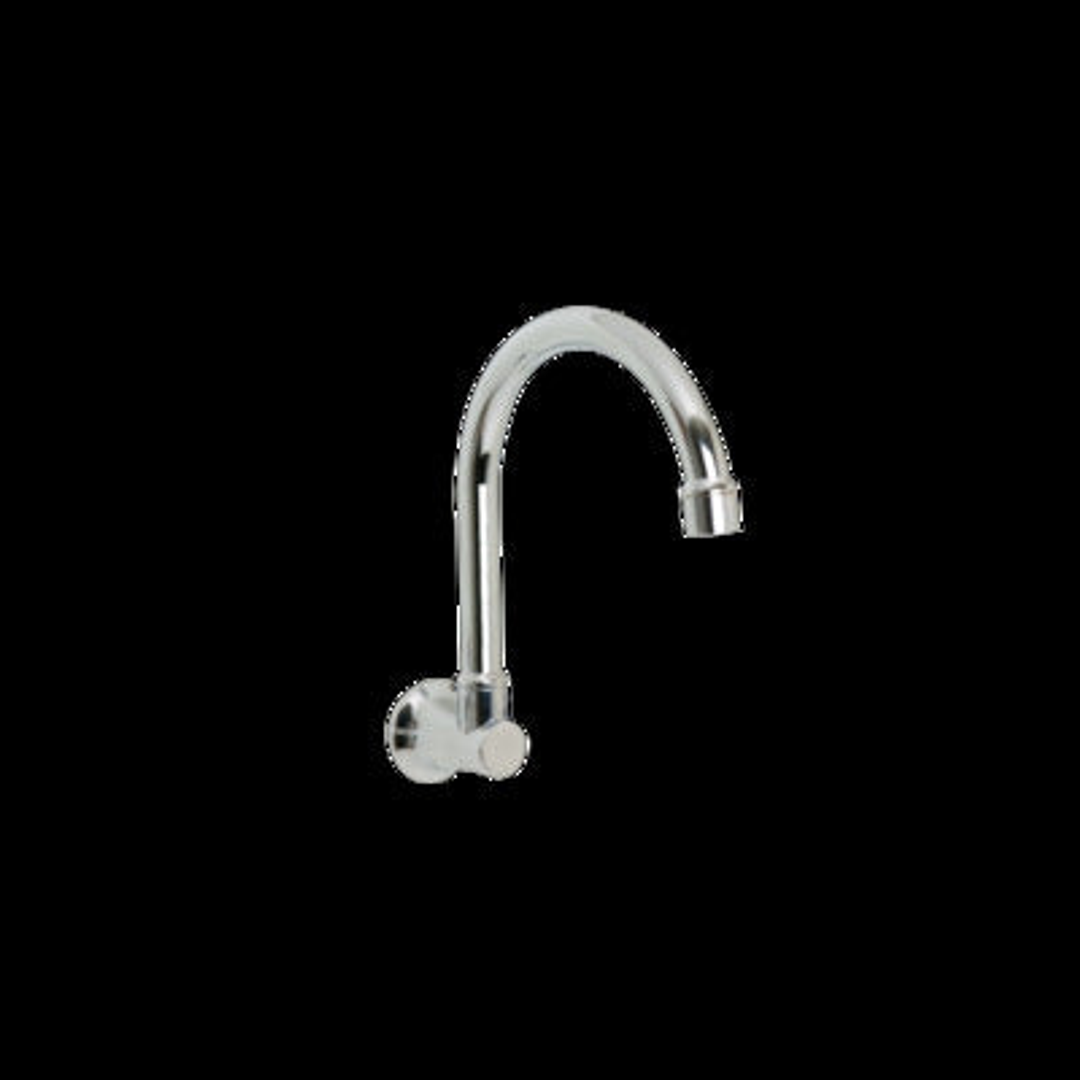 Ram Southern Cross Wall Sink Gooseneck Spout 175mm Chrome