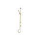 Greens Rocco Pin Rail Shower Pvd Brushed Brass
