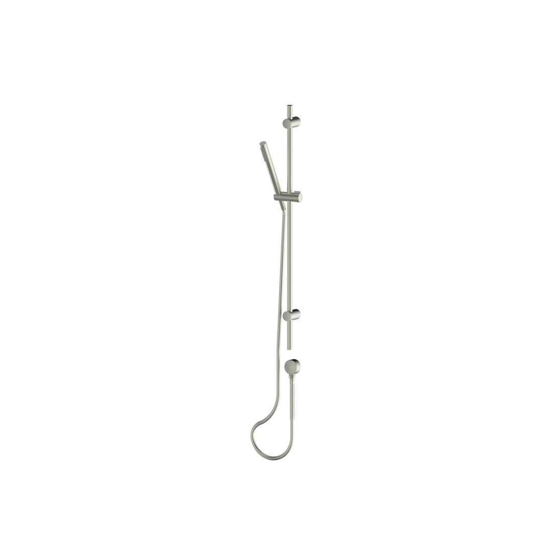 Greens Rocco Pin Rail Shower Pvd Brushed Nickel