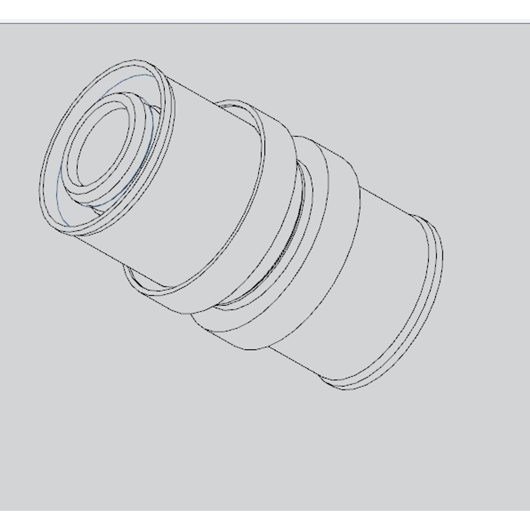 Unipex No.1 Straight Coupling Dn16