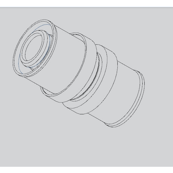 Unipex No.1 Straight Coupling Dn25