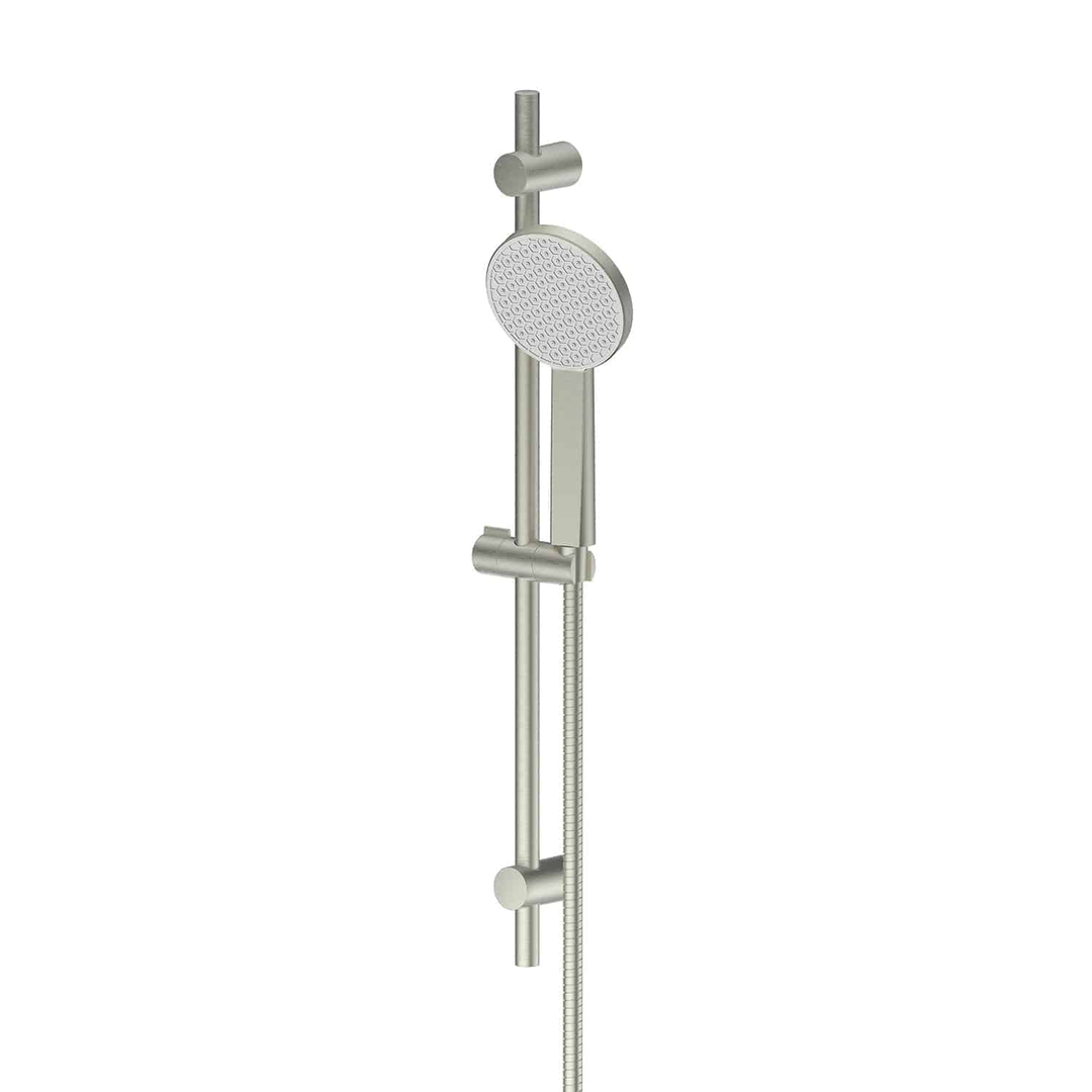 Greens Glide Rainboost Adjustable Rail Shower Pvd Brushed Nickel