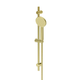 Greens Glide Rainboost Adjustable Rail Shower Pvd Brushed Brass