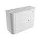 Aulic Curva Floorstanding Cabinet 1200mm Palis White Flat Stone Top