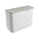 Aulic Curva Floorstanding Cabinet 1200mm Alpine Flat Stone Top