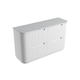 Aulic Curva Floorstanding Single Cabinet 1500mm Cato Flat Stone Top