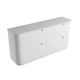 Aulic Curva Floorstanding Double Cabinet 1800mm Pure Flat Stone Top