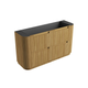 Aulic Varcelli Floor Standing Harvest Oak Curve Cabinet 1480mm