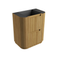 Aulic Varcelli Floor Standing Harvest Oak Curve Cabinet 730mm