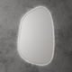 Aulic Aulic Tarcoola Asymmetric Led Mirror 553X903X36Mm Brushed Nickel