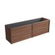 Aulic Venetta Framed Wall Hung 1800Mm Walnut Cabinet 1780X458X560Mm