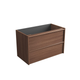 Aulic Venetta Framed Wall Hung 900Mm Walnut Cabinet 880X458X560Mm