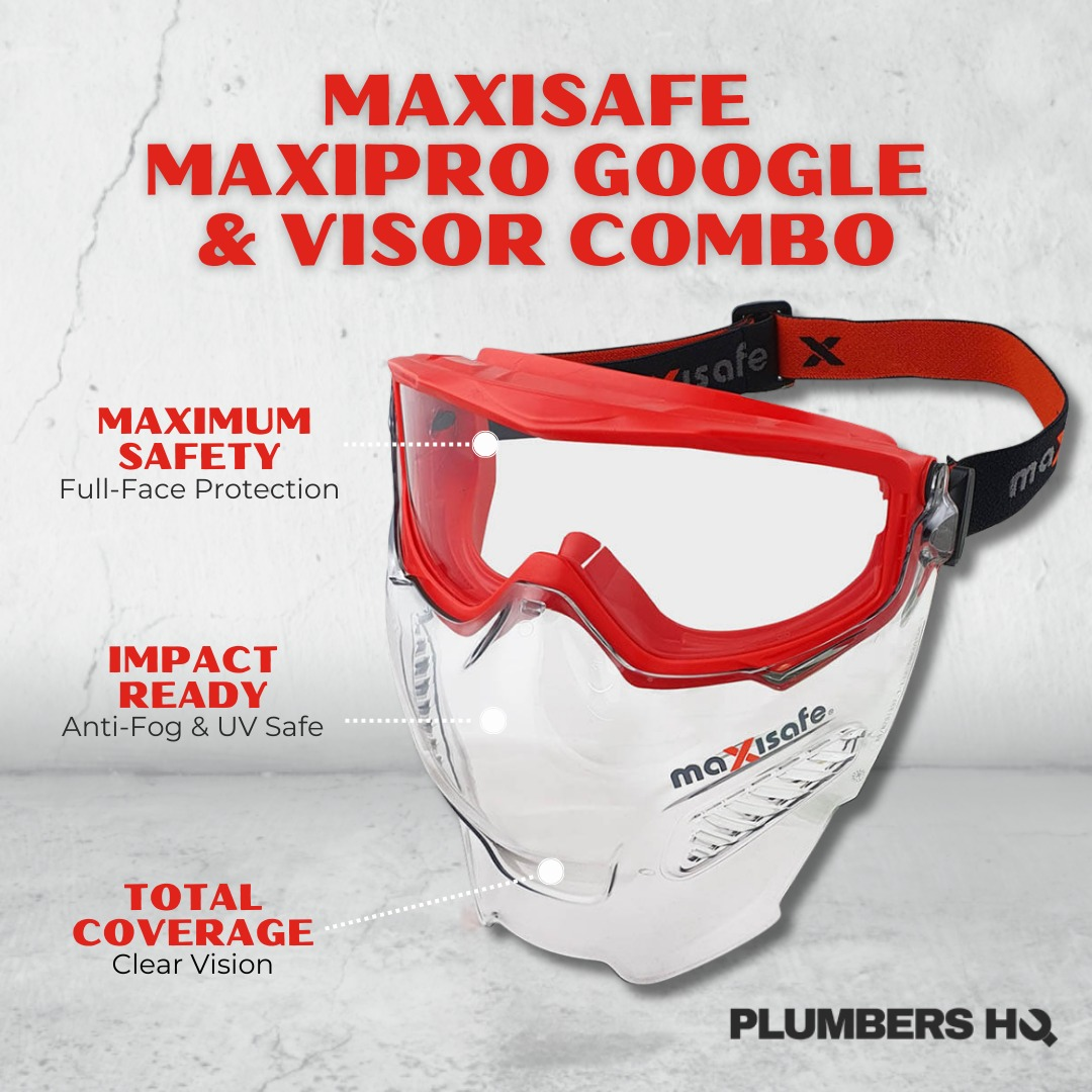 Maxisafe Maxipro Google and Visor Combo
