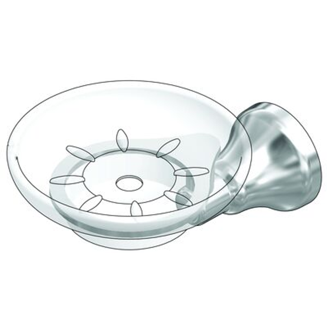 Ram Merino Soap Dish Chrome