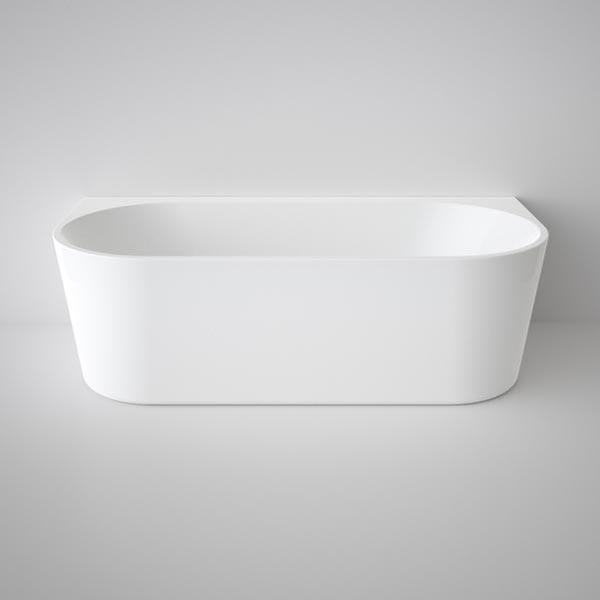 Caroma Urbane 11 Back To Wall Freestanding Bath White  1600mm