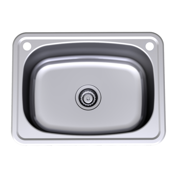 Clark S/S Single Tub Only 8510 45Ltr With Bypass