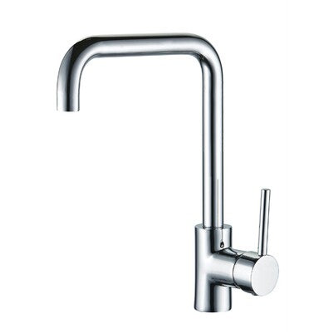 Streamline Axus Pin Lever Square Spout Sink Mixer Brushed Gun Metal