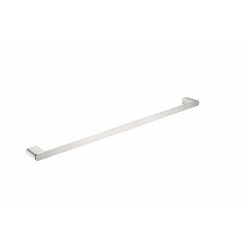 Bianca Single Towel Rail 800mm Brushed Nickel