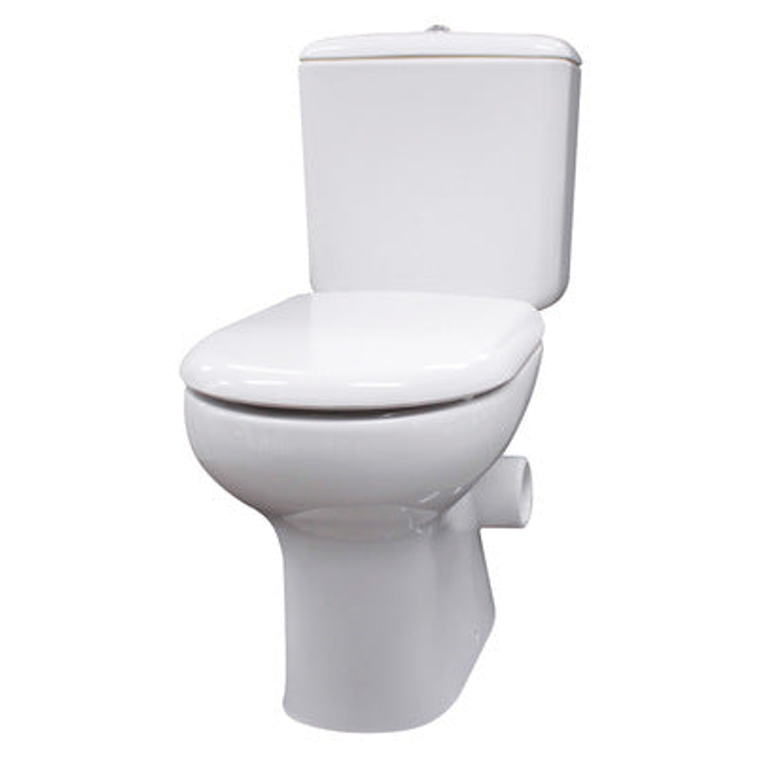 Fienza Liwa Right Hand Skew Toilet Suite White With Soft Close Seat