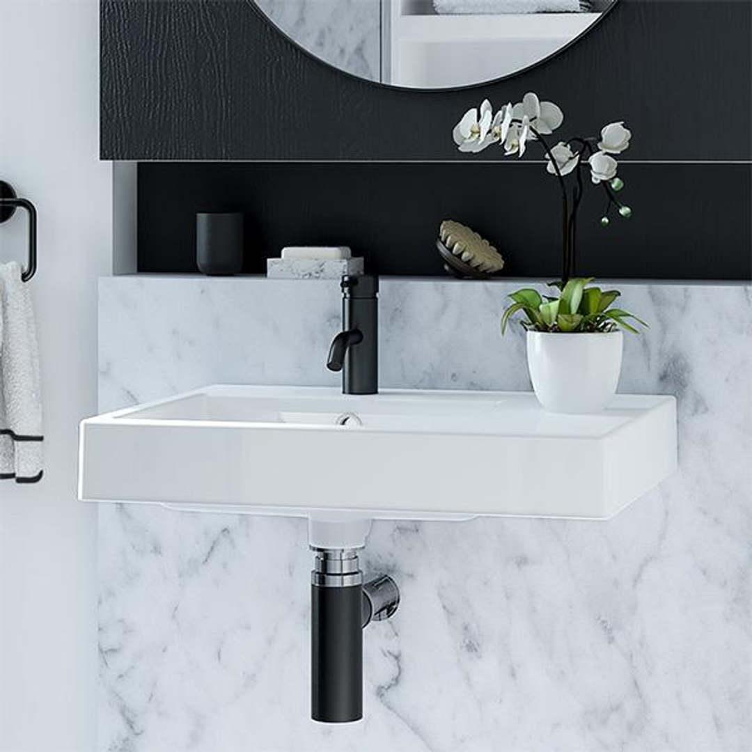 Caroma Liano Nexus 600mm Rhs Shelf Wall Basin