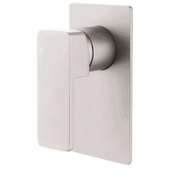 Bella Vista Milos Shower Flick Mixer Brushed Nickel