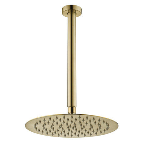 Fienza Kaya Shower Ceiling Dropper Set Urban Brass