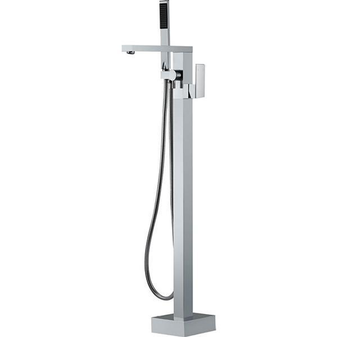 Fienza Jet Floor Standing Mixer & Shower Chrome