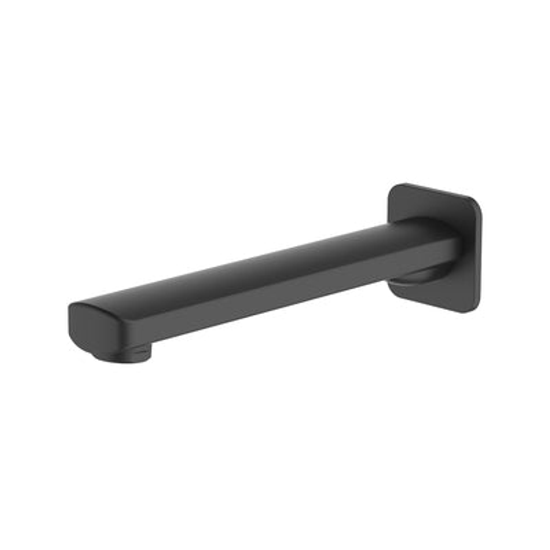 Greens Corban Bath Spout 200mm Matte Black 19302007