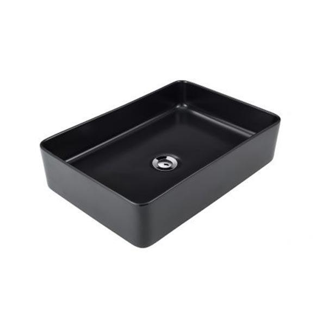 Seima Plati Slimline Above Counter Basin Black