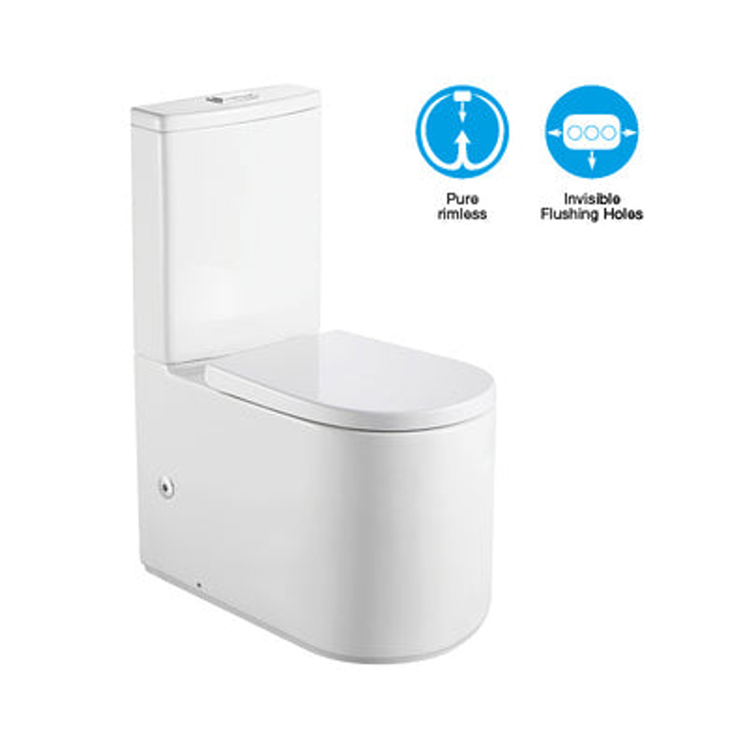 Bnk Bl-Throne Wall Faced Toilet Suite