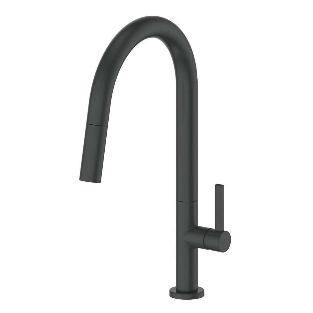 Greens Luxe Pull-Down Kitchen Mixer Matte Black 18102547