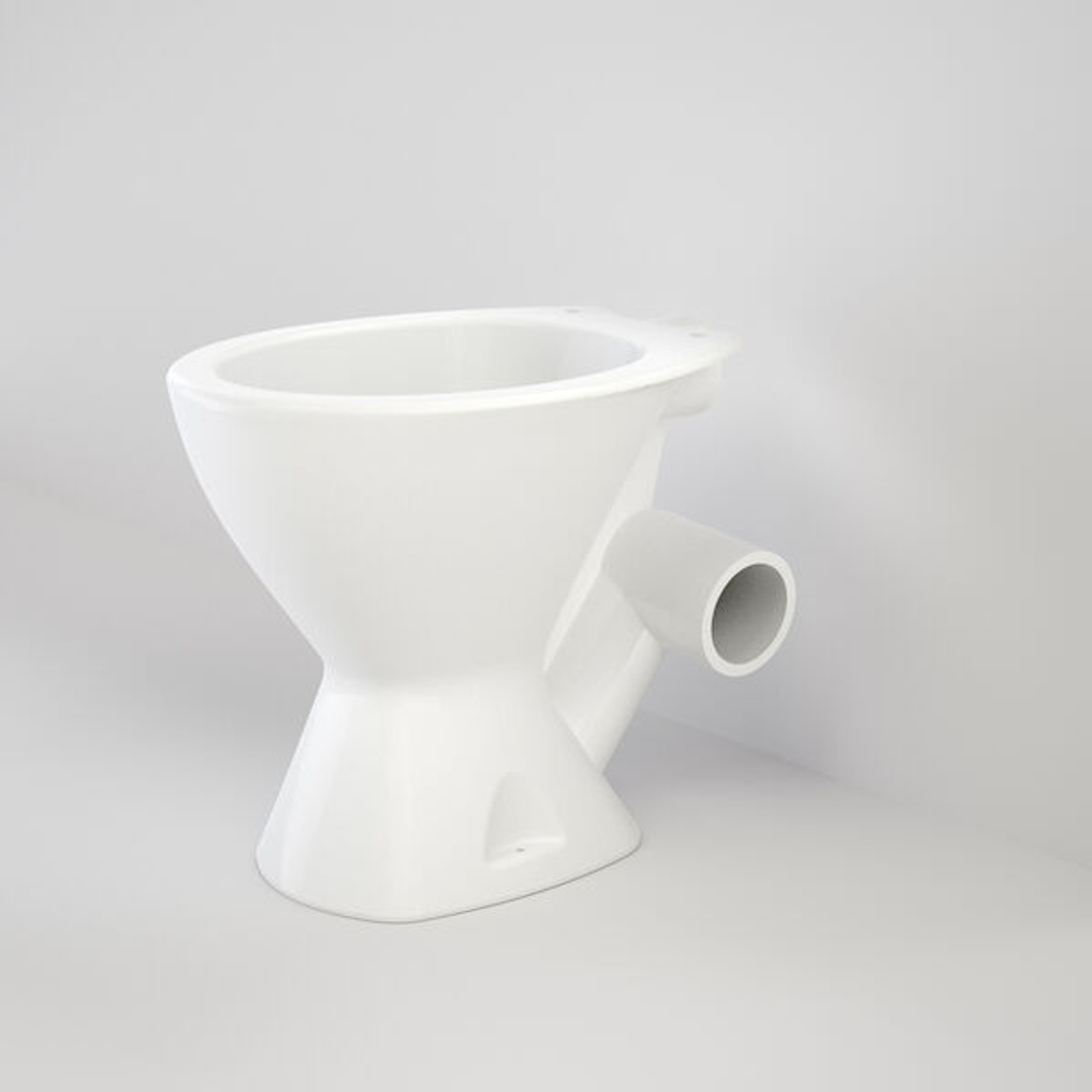 Caroma Concorde Skew Right Hand Trap Pan White