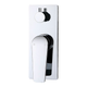 Otti Zevio Wall Diverter Mixer Chrome
