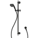 Fienza Lillian Shower On Rail Matte Black 444114B