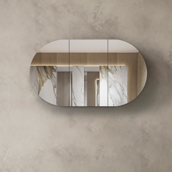 Otti Bondi 1500X900 Shaving Cabinet Natural Oak
