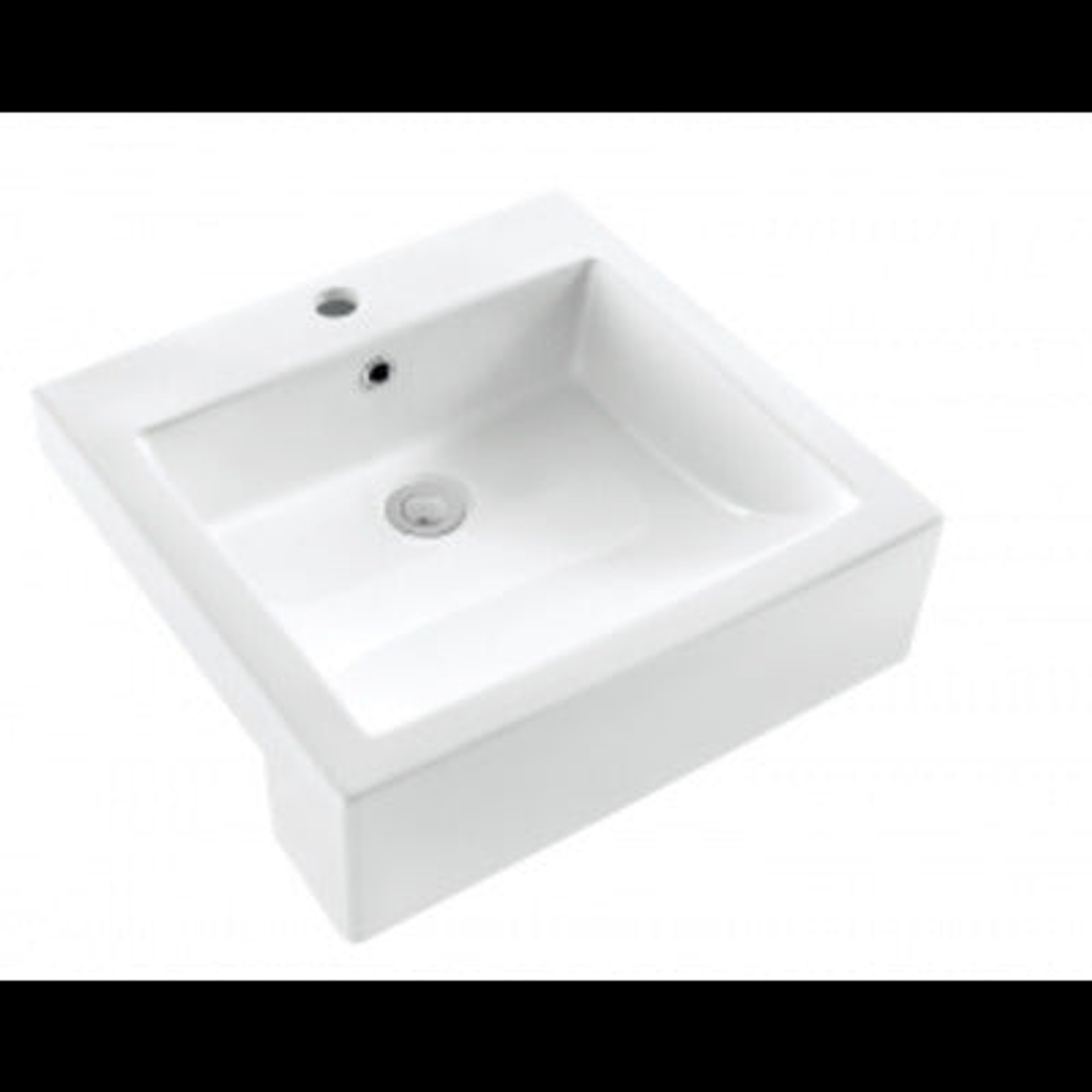 Ostar Semi Recessed Basin 410 X 460 X 150mm Tb-207B 1Th