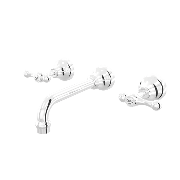 Par Bell Wall Bath Set 160mm Spout Lever Ceramic Disc - Chrome Be002.30Lcd (B32.021.3.01)