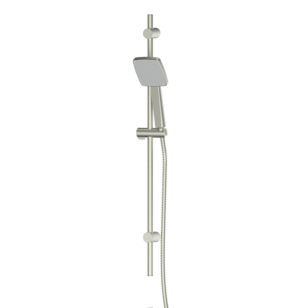 Greens Glide Syntra Rainboost Rail Shower Pvd Brushed Nickel