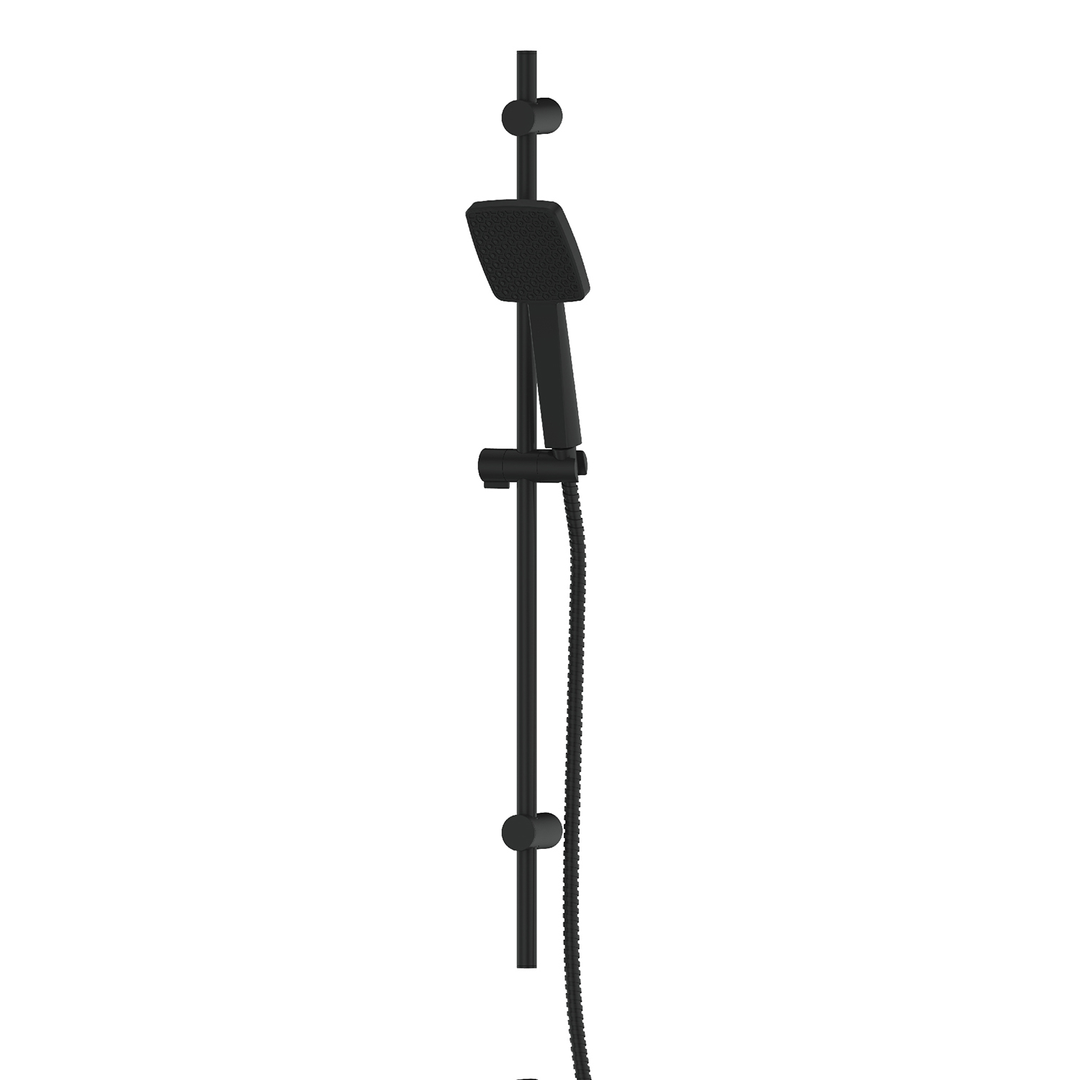 Greens Glide Syntra Rainboost Rail Shower Matte Black