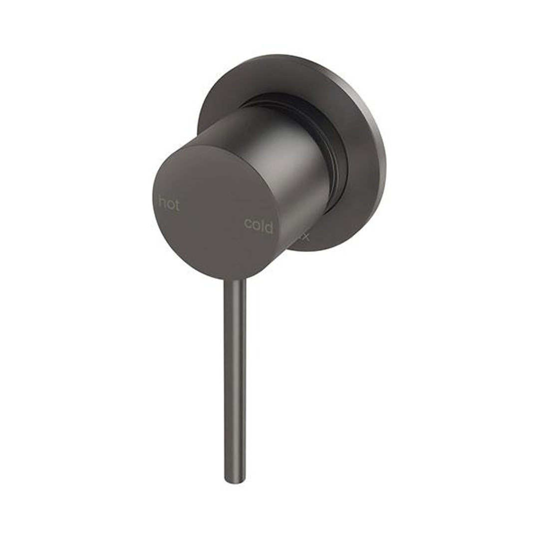 Phoenix Vivid Slimline Shower / Wall Mixer 60Mm Backplate - Gunmetal