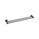 Bestlink Nautica Matt Black Square Double Towel Rail  6048Bk