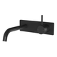 Phoenix Vivid Slimline Up Wall Basin/Bath Mixer Set Matte Black