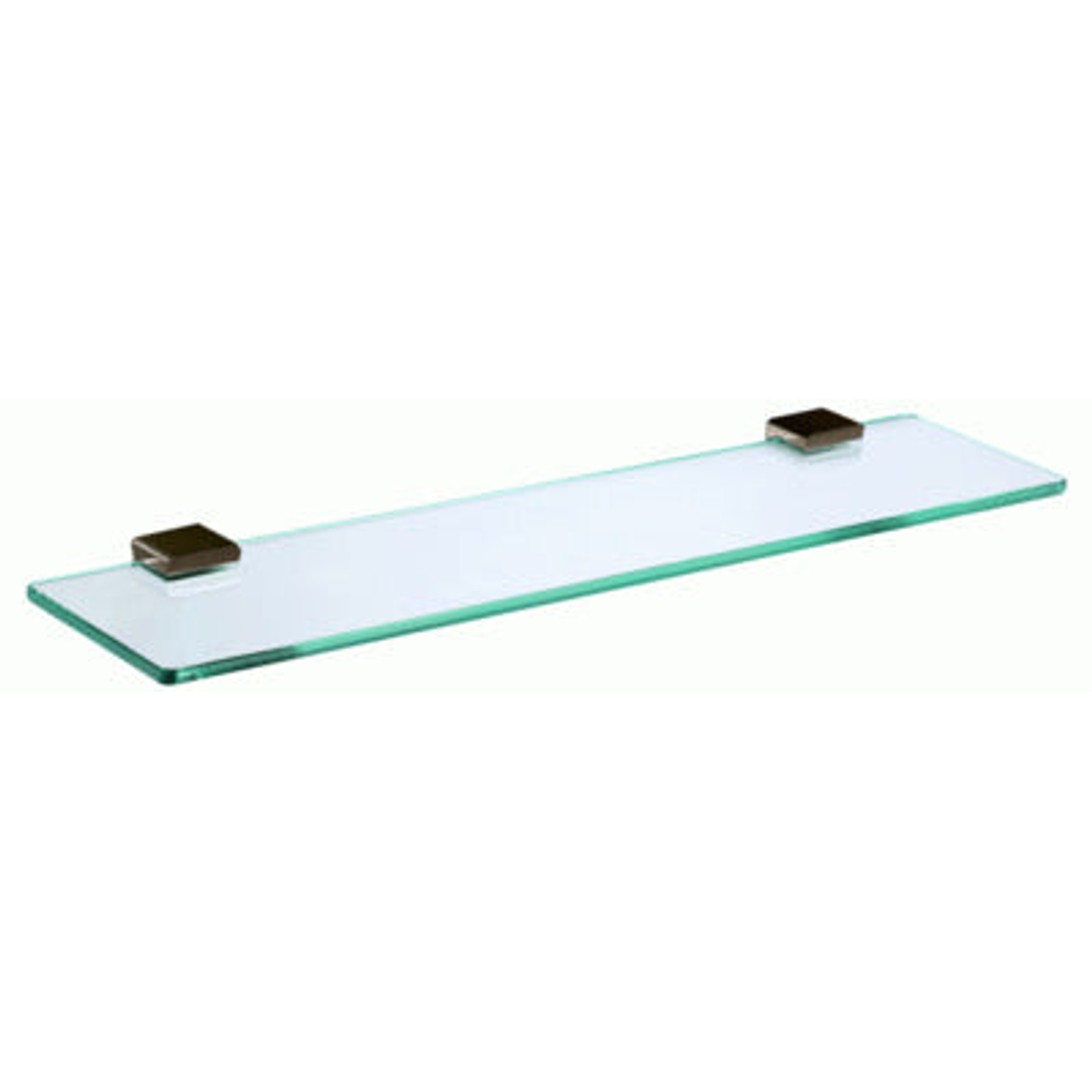 Streamline Eneo Glass Shelf 50Cm - Matt Black