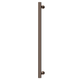 Phoenix Phoenix Heated Towel Rail Round 800Mm Brushed Bronze